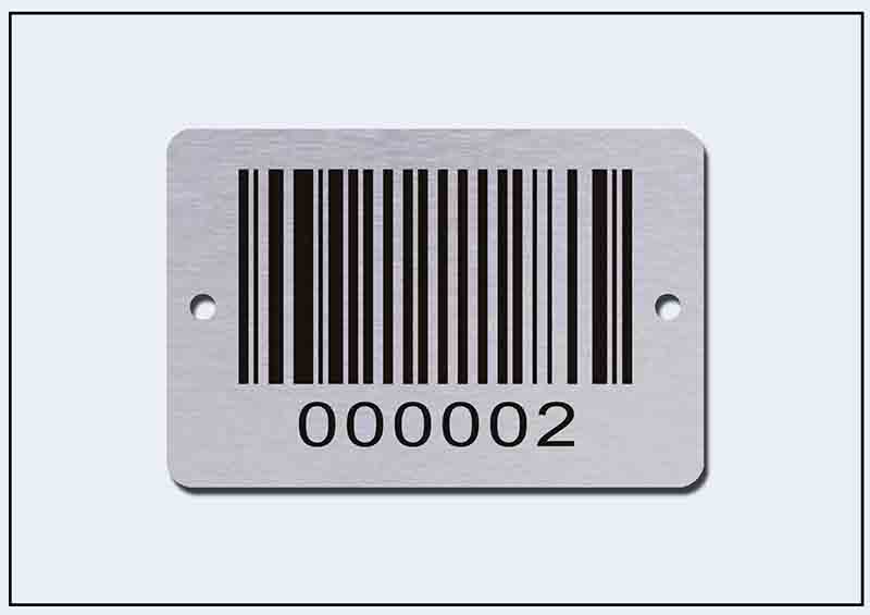 序列號鋁制條形碼銘牌標牌