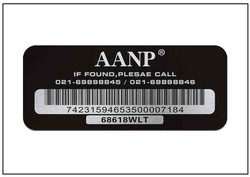 金屬條形碼牌銘牌標牌